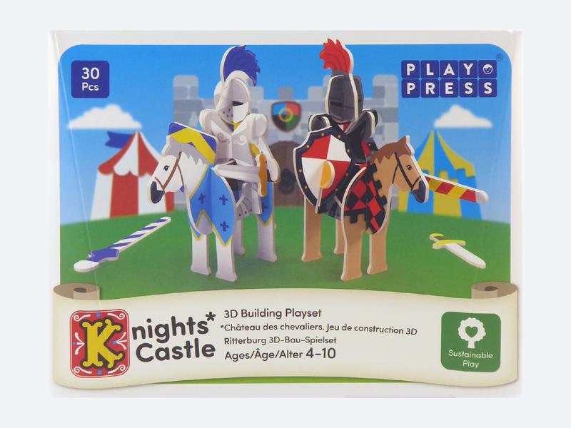 Playpress - Knights Castle Eco-Friendly Playset by Playpress - Learning Bugs UK