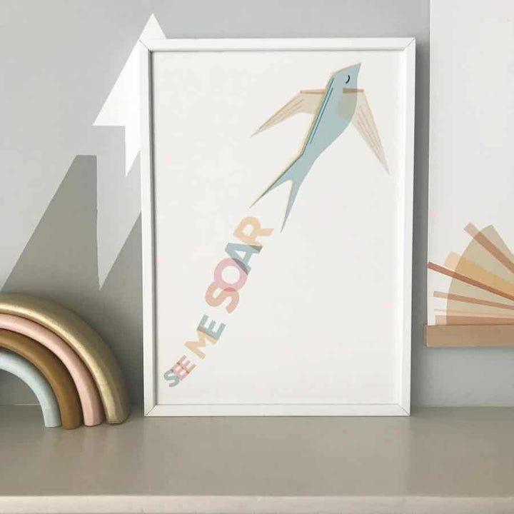 Fearless Flamingo See Me Soar Print