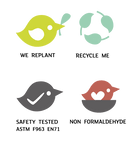 Tender Leaf Peacock Colours by Tenderleaf Toys - Learning Bugs UK