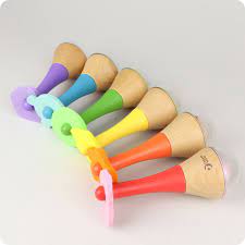 Classic World Rainbow Maracas - Orange