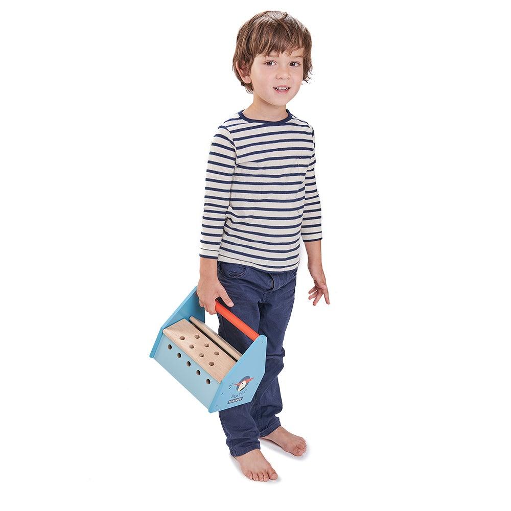 Tender Leaf Toys Tap Tap Tool box by Tenderleaf Toys - Learning Bugs UK