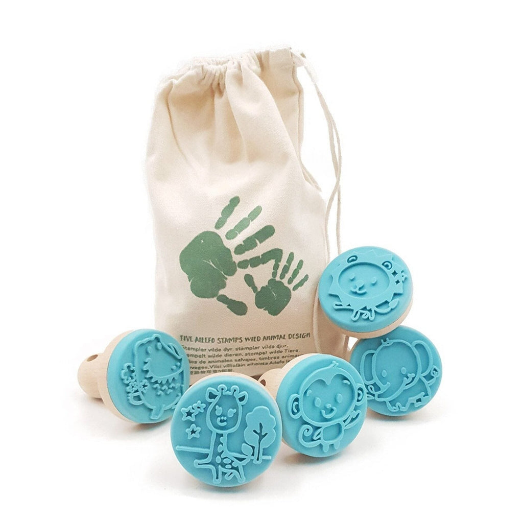 Ailefo Modelling Clay Stamps Set of 5 - Wildlife Stories by Ailefo - Learning Bugs UK