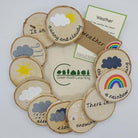 Green Earth Learning Wooden Learning Disks - Weather by Green Earth Learning - Learning Bugs UK