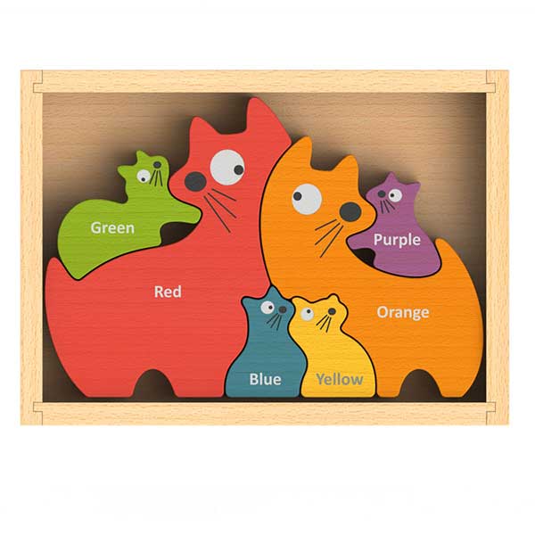 Begin Again Cat Family Puzzle