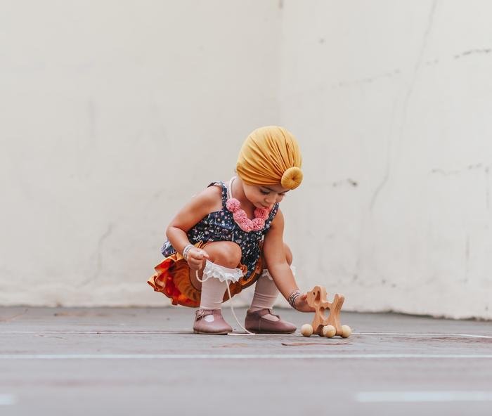 Wooden Dog Pull Along Toy by Poppy Baby Co - Learning Bugs UK