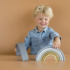 Little Dutch Stacking Rainbow - Blue by Little Dutch - Learning Bugs UK