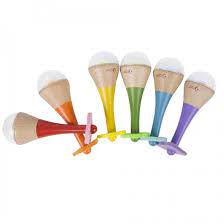 Classic World Rainbow Maracas - Orange