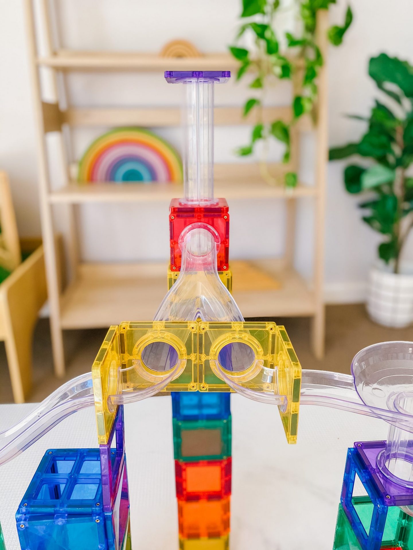 Connetix Tiles 92 piece Ball Run Pack by Connetix - Learning Bugs UK