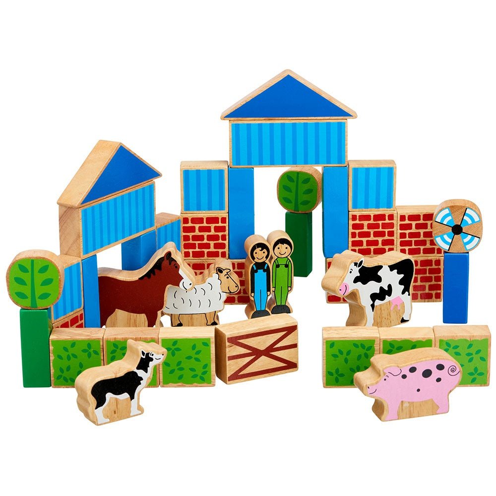 Lanka Kade Farm Building Blocks by Lanka Kade - Learning Bugs UK