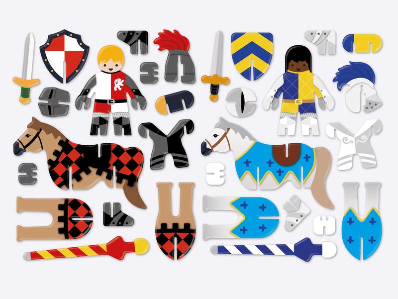 Playpress - Knights Castle Eco-Friendly Playset by Playpress - Learning Bugs UK