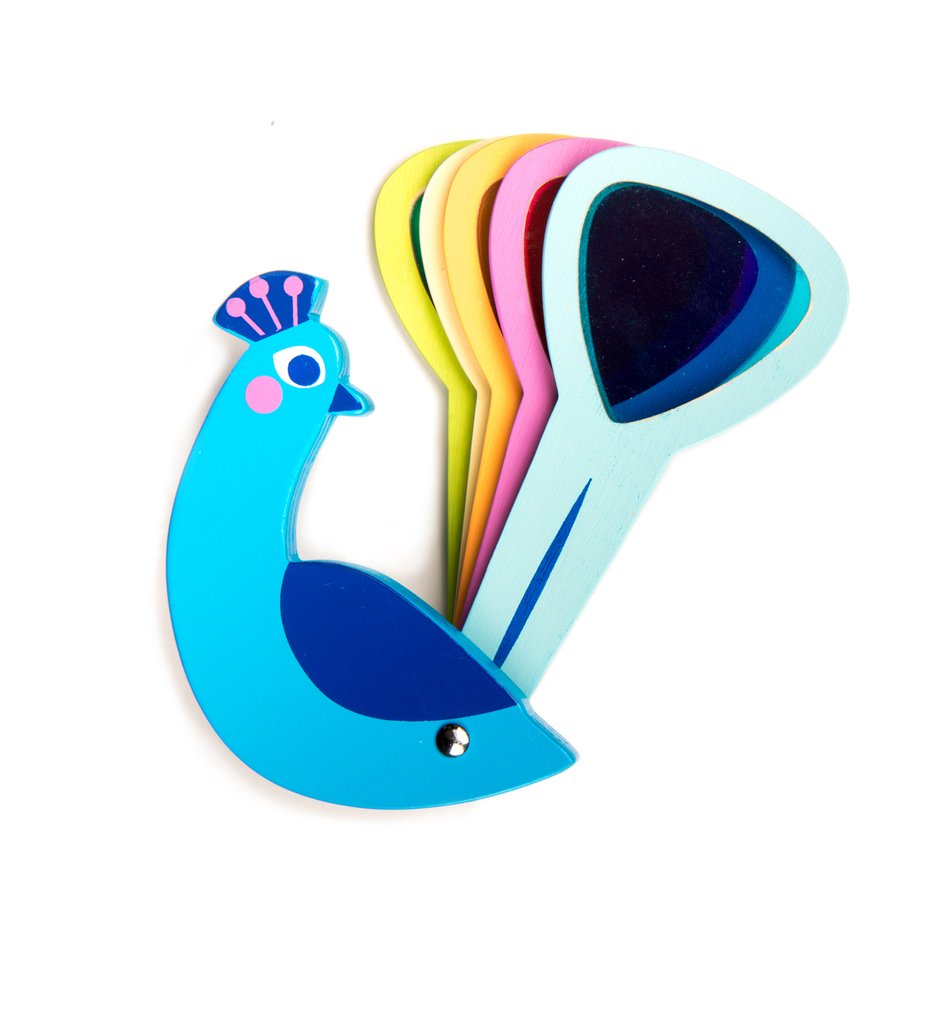 Tender Leaf Peacock Colours by Tenderleaf Toys - Learning Bugs UK