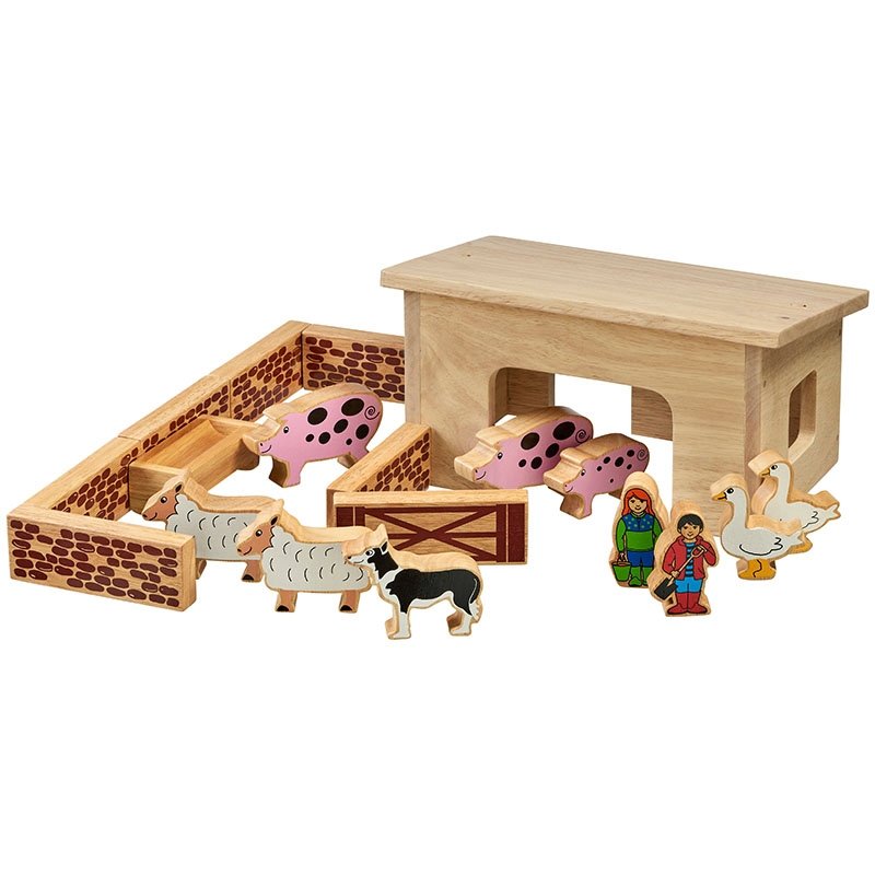 Lanka Kade - Pig and Sheep Barn With Colourful Characters by Lanka Kade - Learning Bugs UK