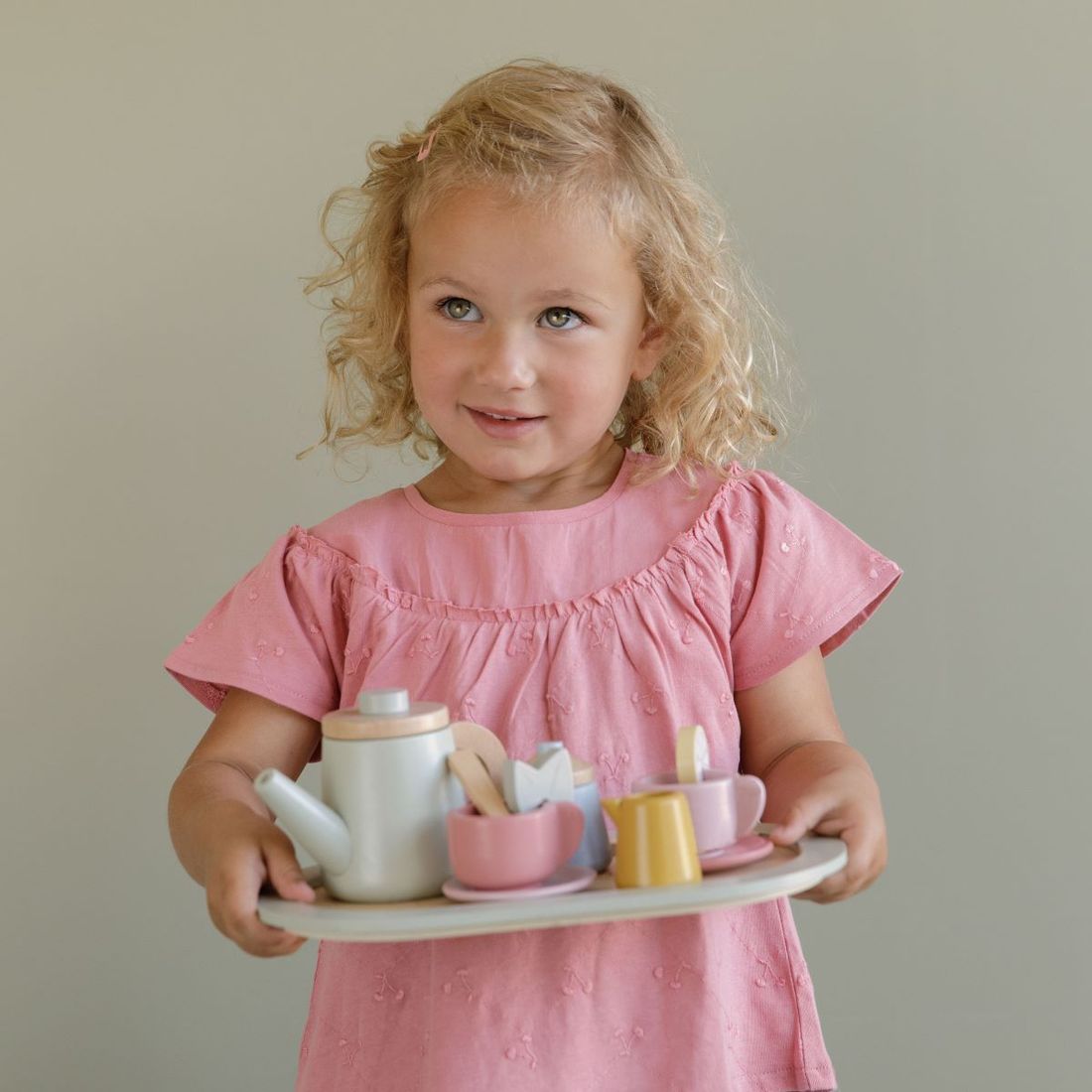 Little Dutch Wooden Tea Set by Little Dutch - Learning Bugs UK