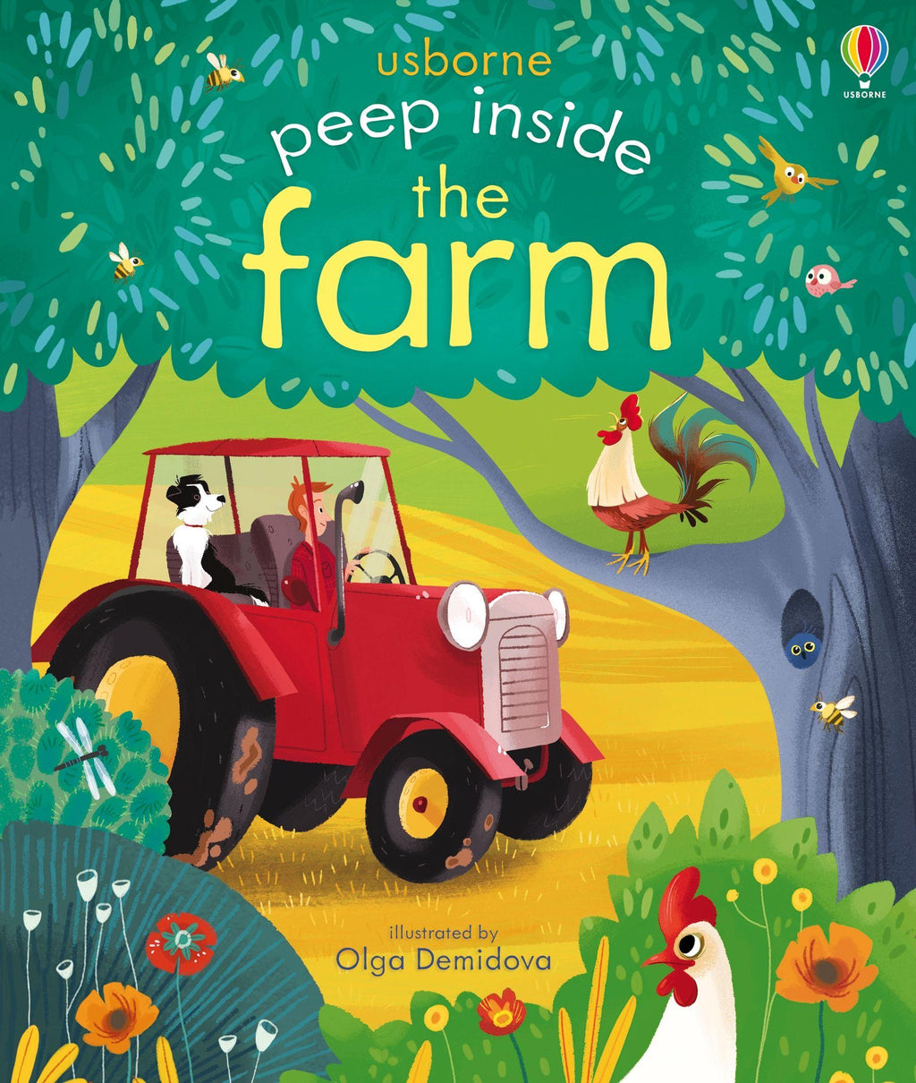 Peep Inside the Farm By Anna Milbourne by Usborne Books - Learning Bugs UK