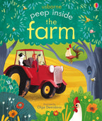 Peep Inside the Farm By Anna Milbourne by Usborne Books - Learning Bugs UK