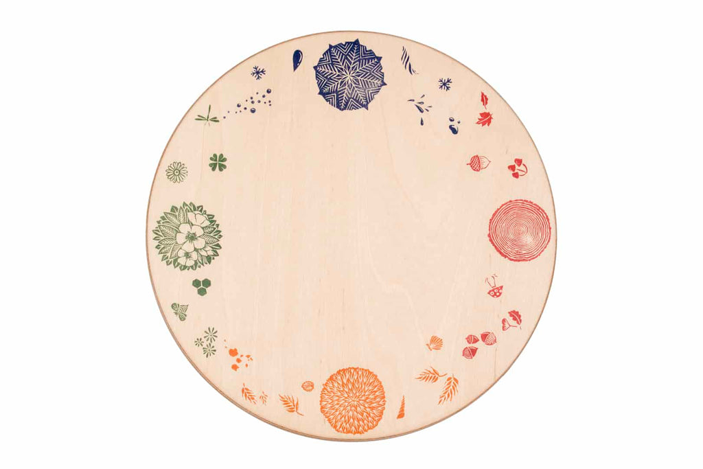 Grapat Platform 4 Seasons 4 Elements - Wooden Play Base by Grapat - Learning Bugs UK