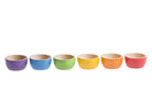 Grapat Colourful Wooden Bowls - Set of 6 by Grapat - Learning Bugs UK