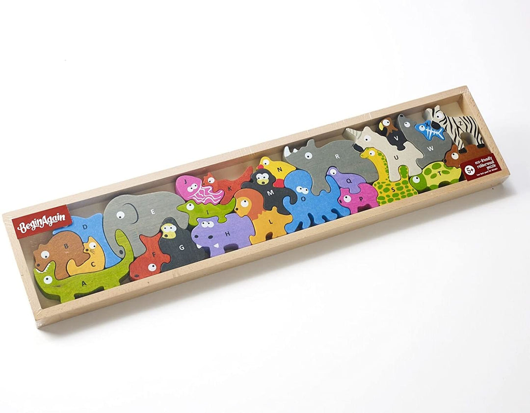 Begin Again Animal Parade A to Z Puzzle And Playset