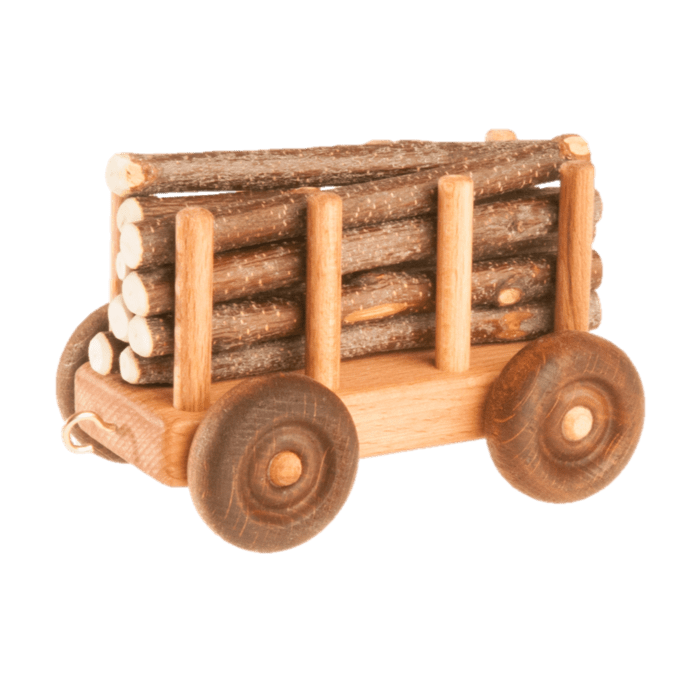 Poppy Baby Co - Handmade Wooden Toy Train Set by Poppy Baby Co - Learning Bugs UK