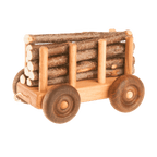 Poppy Baby Co - Handmade Wooden Toy Train Set by Poppy Baby Co - Learning Bugs UK