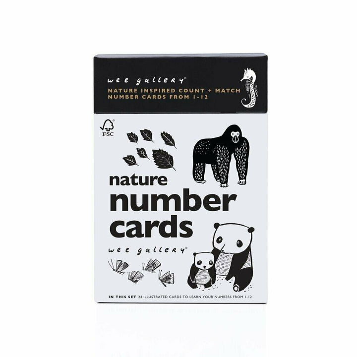 Wee Gallery Number Cards - Nature