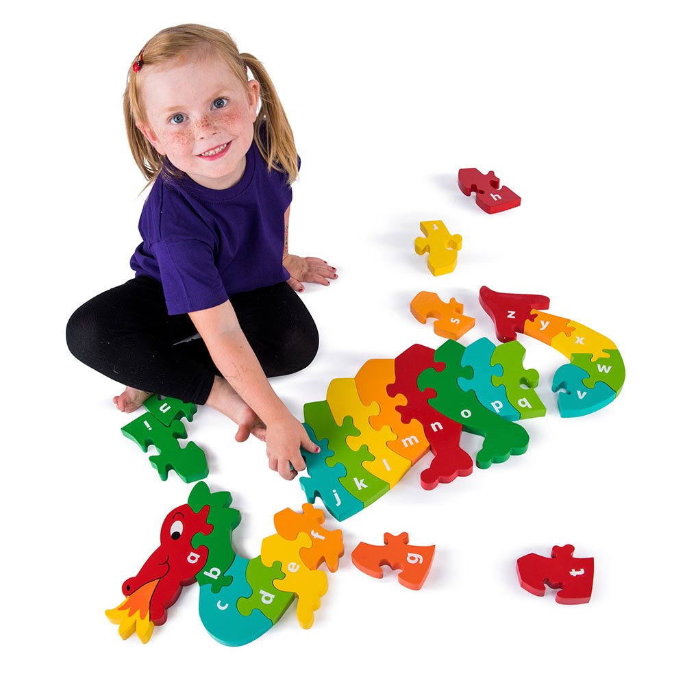 Lanka Kade Jumbo Dragon A-Z Floor Puzzle by Lanka Kade - Learning Bugs UK