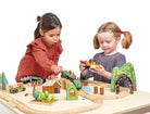 Tender Leaf Wild Pines Wooden Train Set by Tenderleaf Toys - Learning Bugs UK