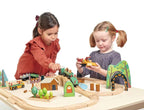 Tender Leaf Wild Pines Wooden Train Set by Tenderleaf Toys - Learning Bugs UK