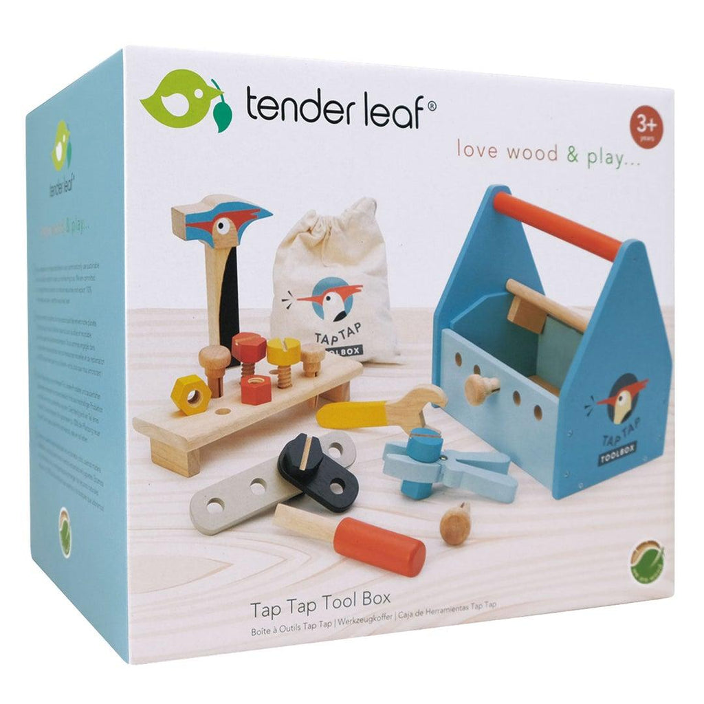 Tender Leaf Toys Tap Tap Tool box by Tenderleaf Toys - Learning Bugs UK