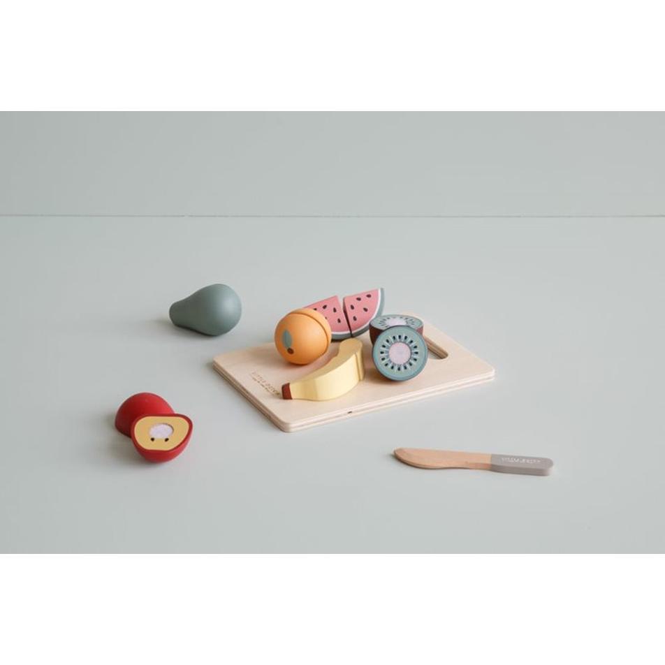 Little Dutch Wooden Cutting Fruit by Little Dutch - Learning Bugs UK