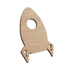 Hagelens Rocket Wall Hook - Carved Oak Veneer by Hagelens - Learning Bugs UK