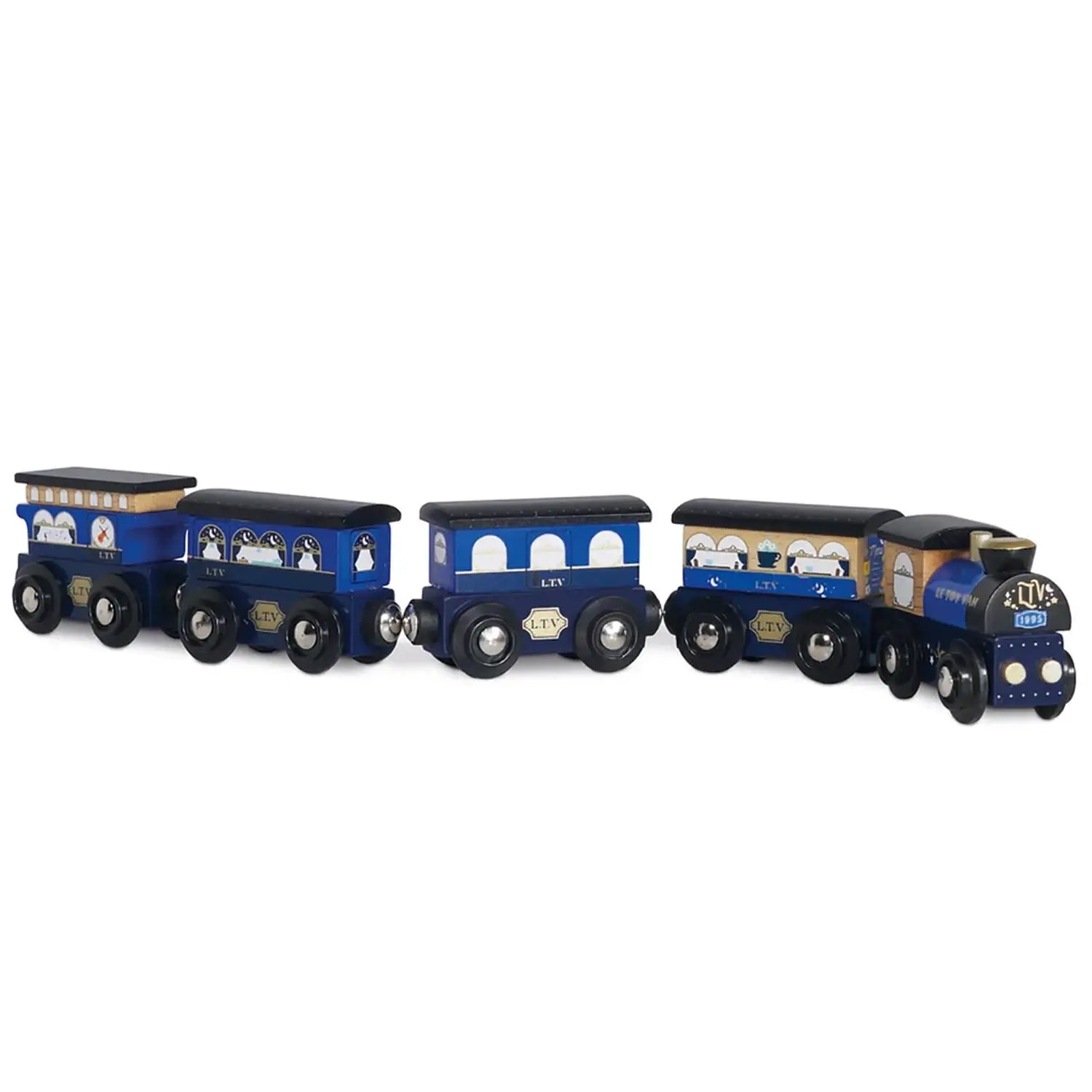 Le Toy Van - Twilight Pull Train by Lauvely - Learning Bugs UK