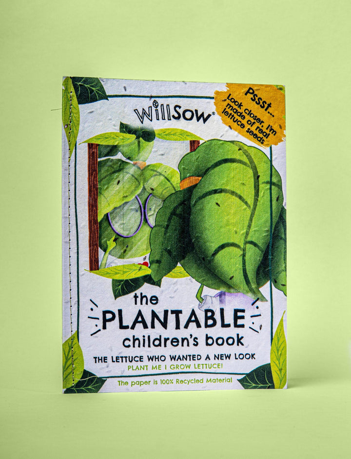 Willsow - Childrens Plantable Book - The Lettuce Who Wanted A New Look