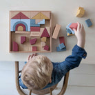 Little Dutch Wooden Building Blocks - Pure & Natural - Set of 47 by Little Dutch - Learning Bugs UK