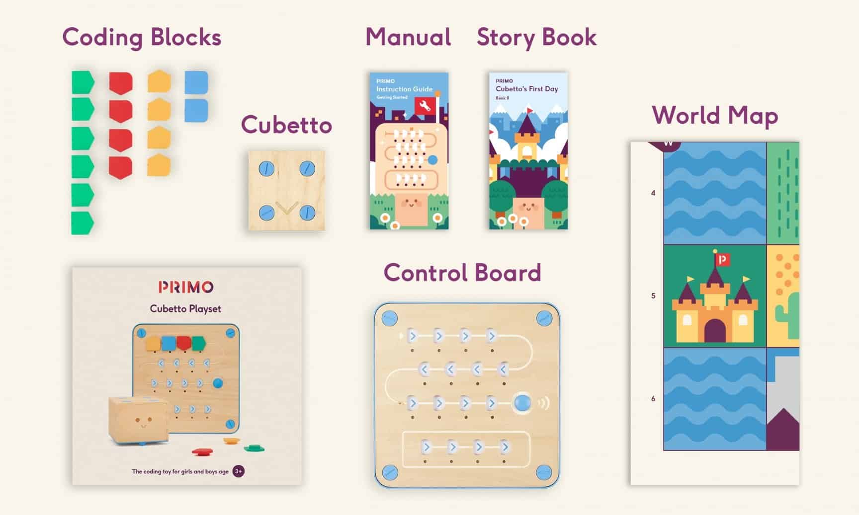 Cubetto Playset and Adventure Packs by Cubetto - Learning Bugs UK