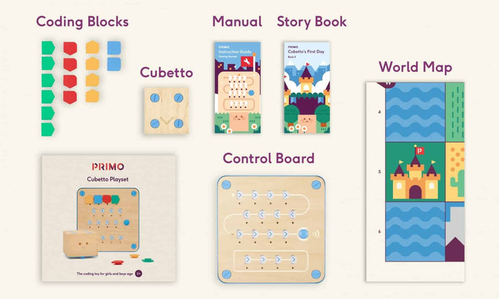 Cubetto Playset and Adventure Packs