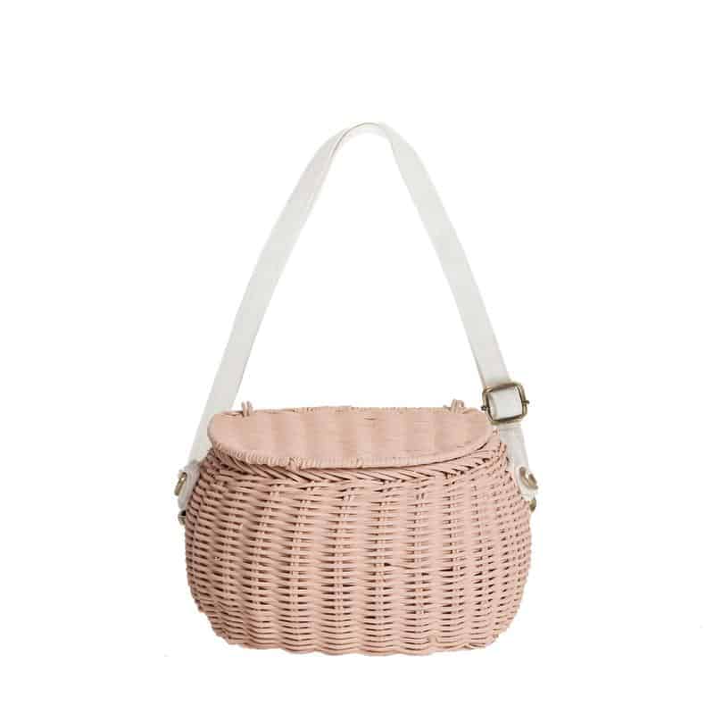 Olli Ella Mini Chari Bag - Rose by Olli Ella - Learning Bugs UK
