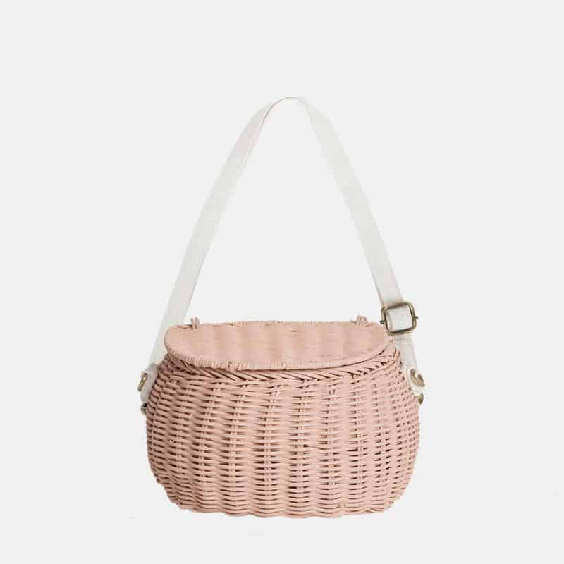 Olli Ella Mini Chari Bag - Rose by Olli Ella - Learning Bugs UK