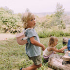 Olli Ella Mini Chari Bag - Rose by Olli Ella - Learning Bugs UK