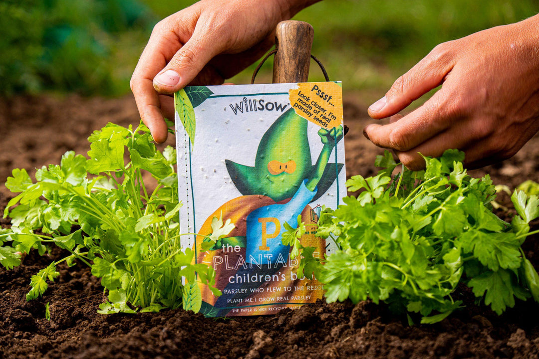 Willsow - Childrens Plantable Book - The Parsley Who Flew To The Rescue