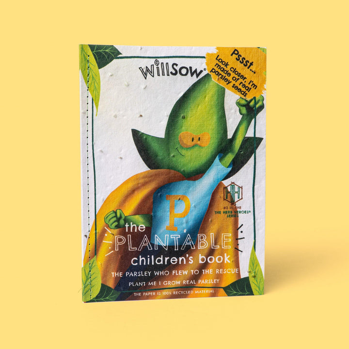 Willsow - Childrens Plantable Book - The Parsley Who Flew To The Rescue