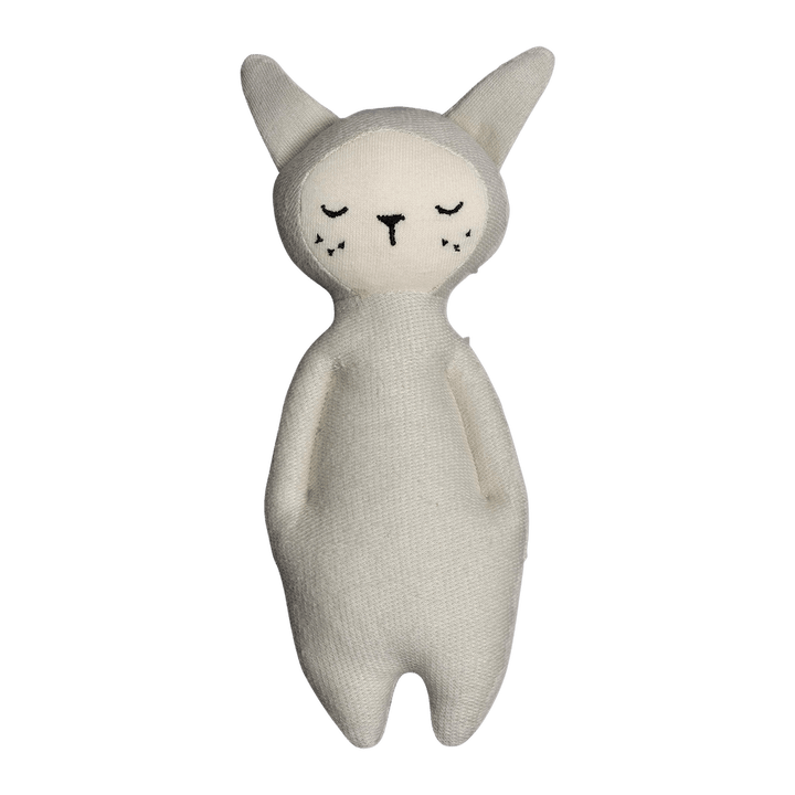 Fabelab Soft Rattle - Bunny Grey