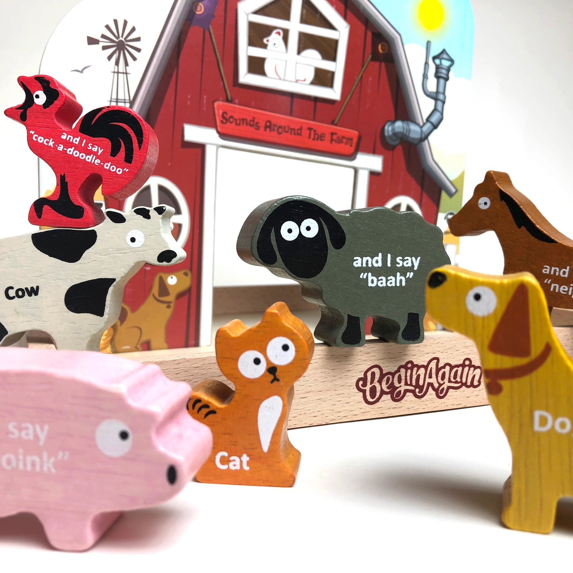 Begin Again Sounds Around The Farm Story Box by Begin Again - Learning Bugs UK
