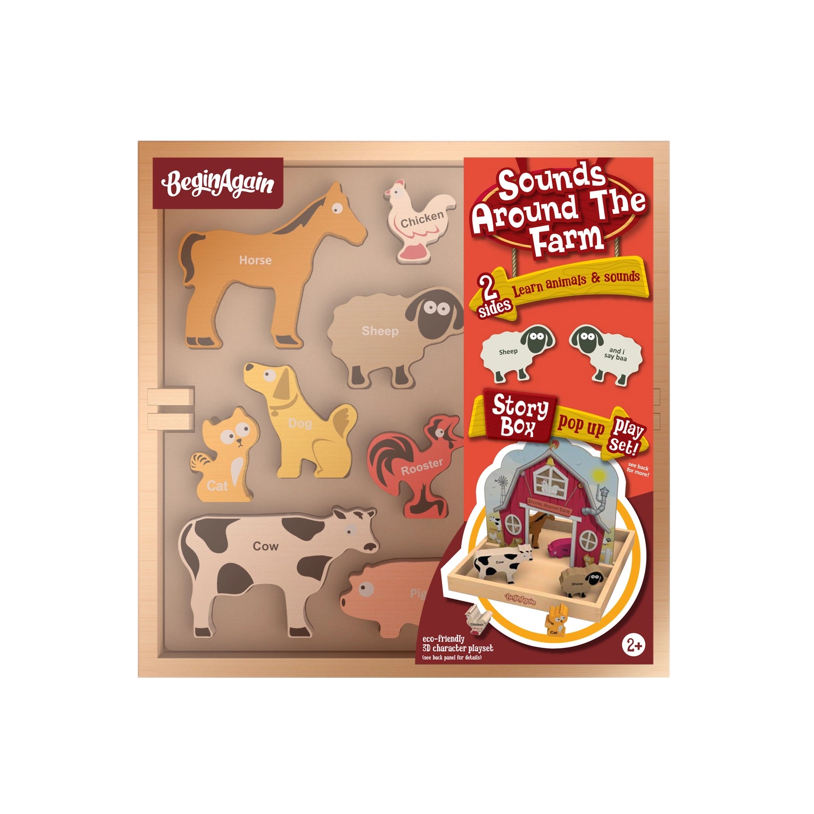 Begin Again Sounds Around The Farm Story Box by Begin Again - Learning Bugs UK