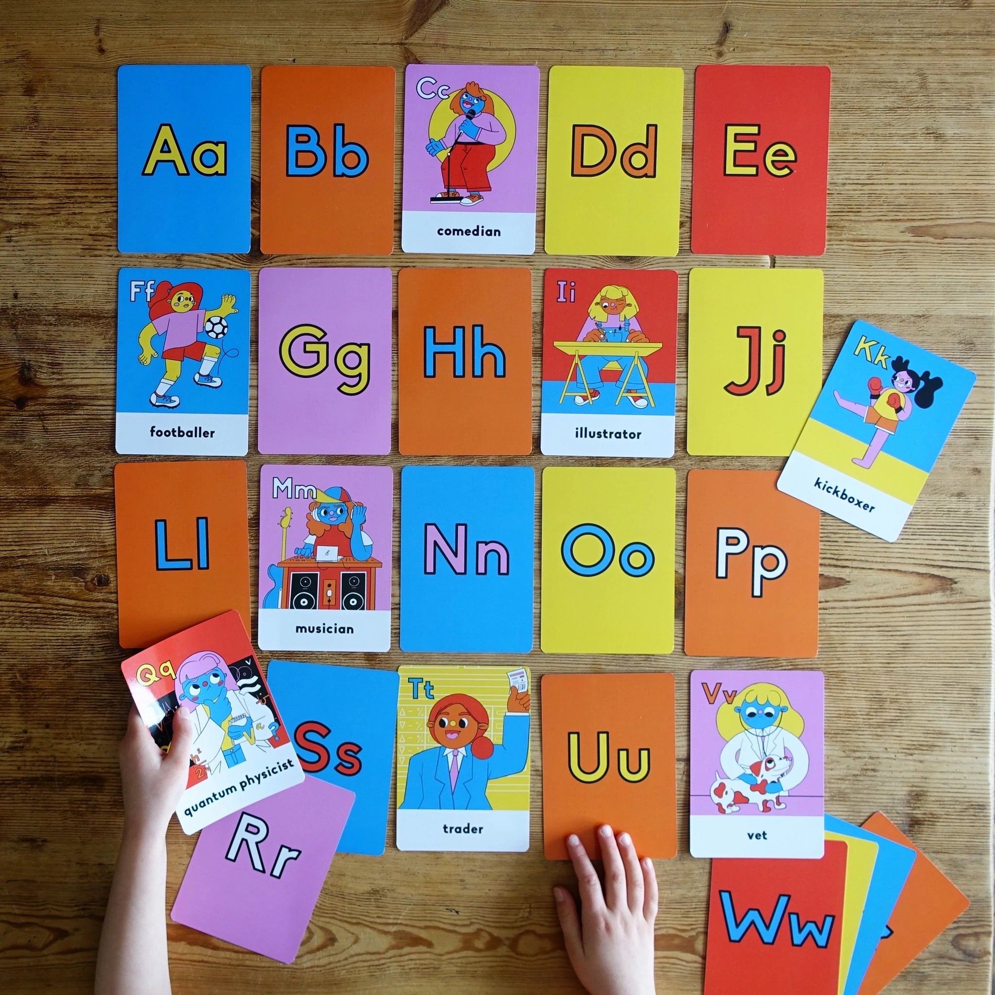 Boss Babs The GALphabet - Flash Cards by Boss Babs - Learning Bugs UK