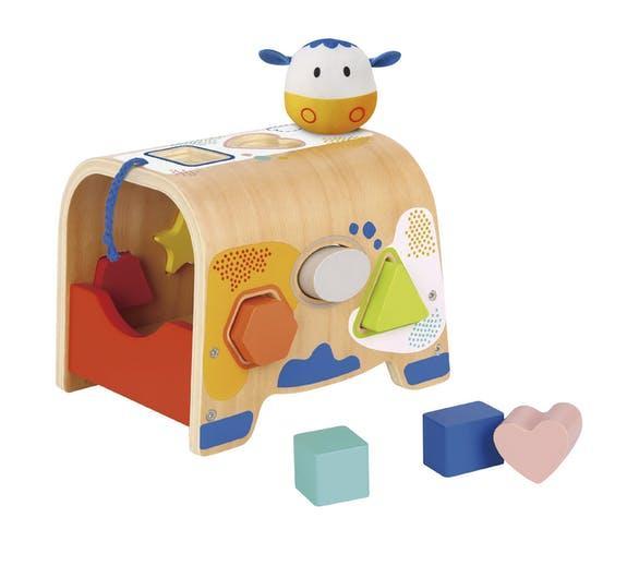 Tooky Toys Cow Shape Sorter by Tooky Toys - Learning Bugs UK