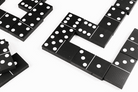Jumbo Black & White Dominoes by Traditional Garden Games - Learning Bugs UK