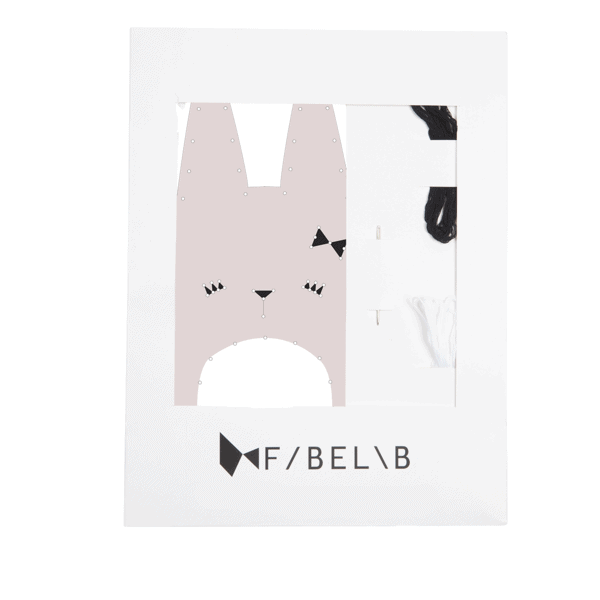 Mini Makers Embroidery Kit Bunny by Fabelab - Learning Bugs UK