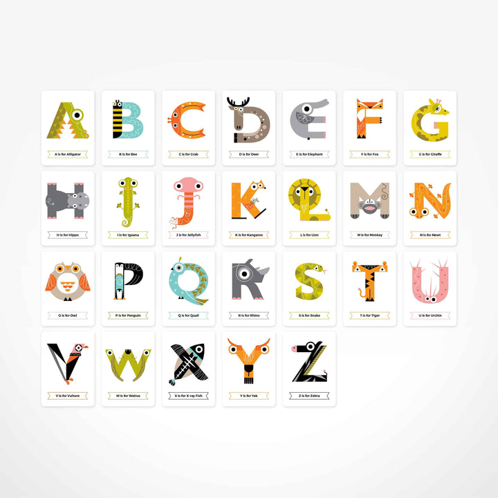 Animal Alphabet Flash Cards