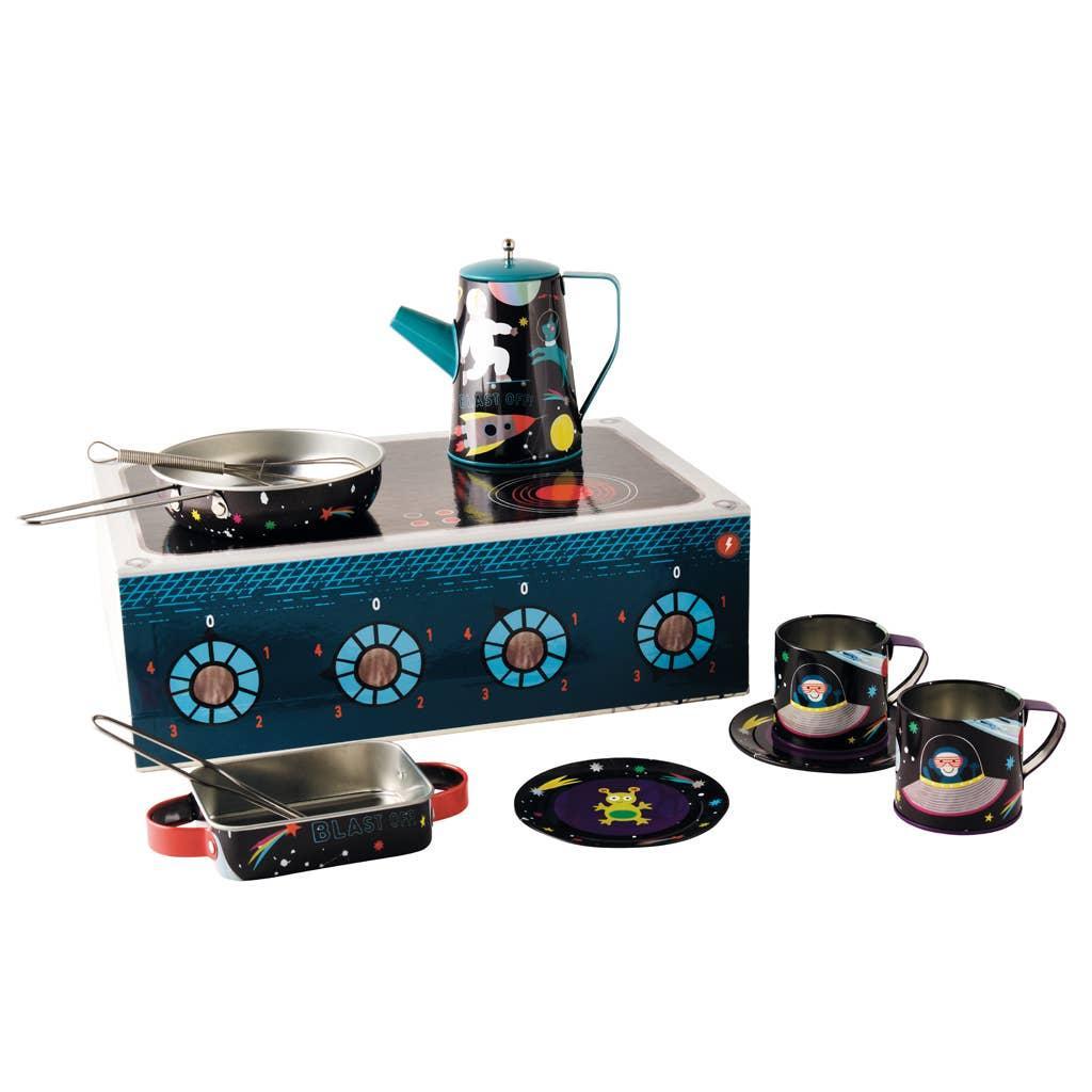 Floss and Rock Space Tin Kitchen Set